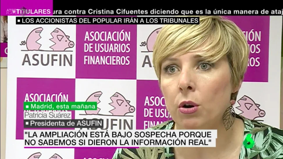 ASUFIN sobre el Banco Popular - La Sexta Noticias - 8.6.17 1 Wonder Woman en los Informativos de La Sexta