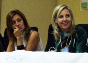 Patricia Suarez (presidenta Asuapedefin) Ma Jose Lunas (abogada)