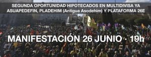 Manifestación 26 junio 2015