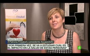 Patricia Suárez. Patrona Finsalud. Presidenta Asuapedefin.