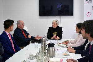 ASUFIN reunión con la comunidad china