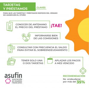 CLAVES PARA QUE LAS TARJETAS Y PRÉSTAMOS RÁPIDOS DEL VERANO NO AMARGUEN EL OTOÑO