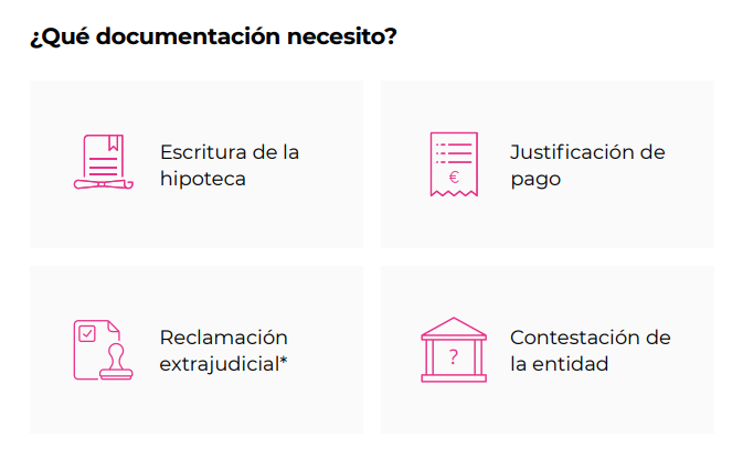 documentación gastos