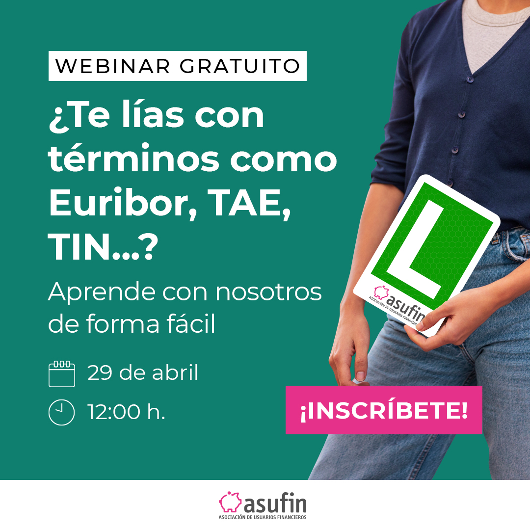 ¿Te lías con términos como Euribor, TAE, TIN...? Aprende con nosotros de forma fácil
