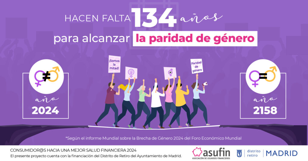 Hacen falta 134 años para alcanzar la paridad de género