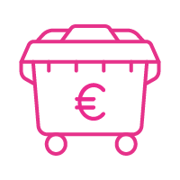 icono reclama ASUFIN Tasa De basuras rosa 1