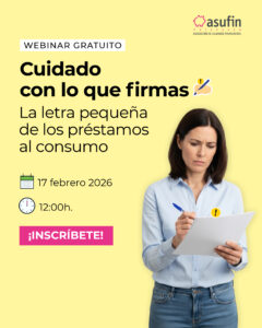 Compte amb el que firmes: La lletra petita dels préstecs al consum