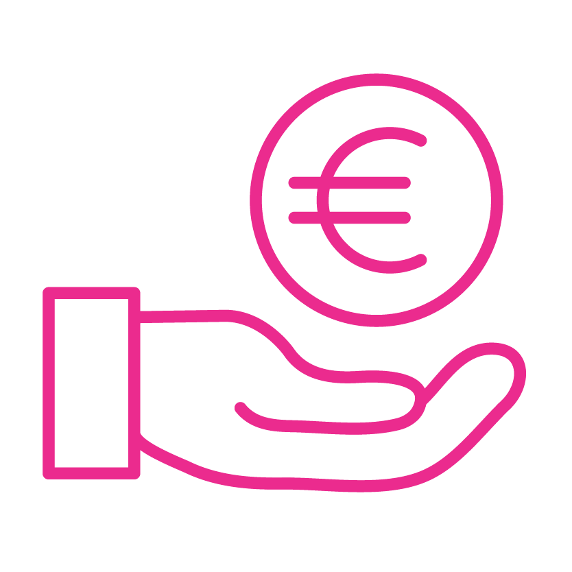 Reclama 8 icono reclama ASUFIN prestamos al consumo rosa