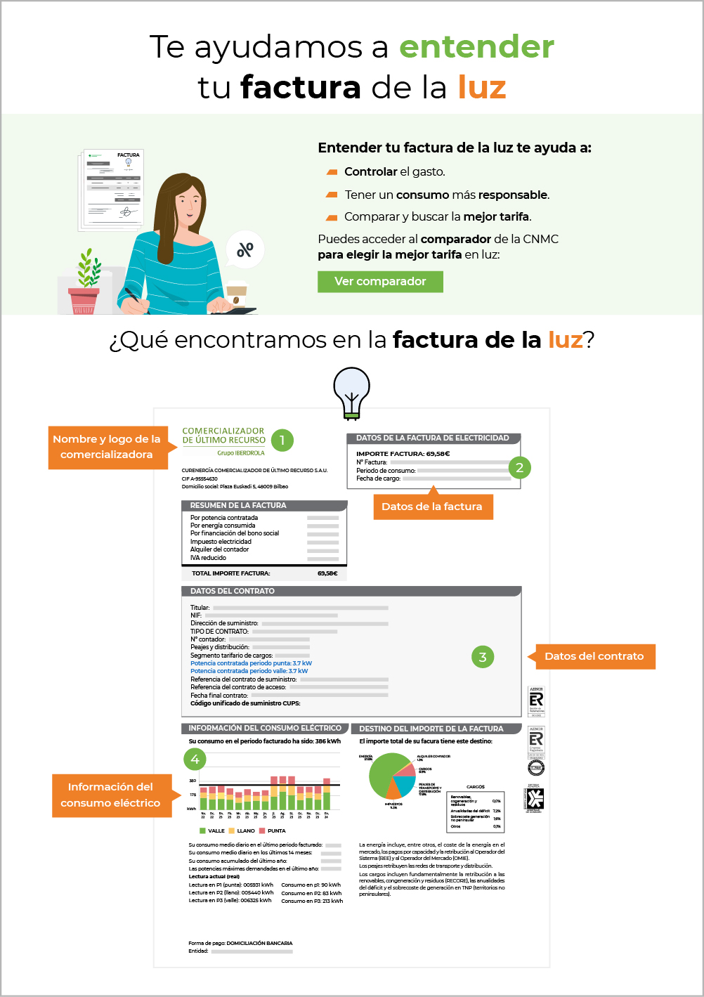 REPOSITORIO INFOGRAFIAS 13 FACTURA LUZ