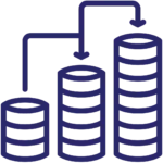 iconos para web fintech inversion