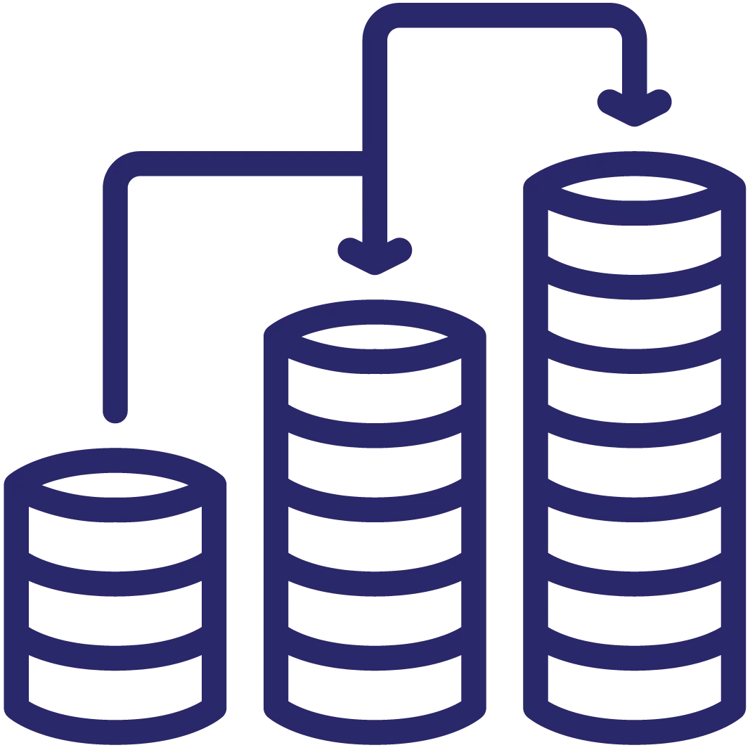 iconos para web fintech inversion