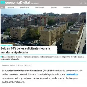 06.04.2020 - ECONOMÍA DIGITAL - ASUFIN ESTUDIO MORATORIA