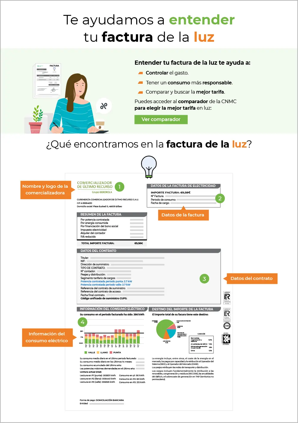 REPOSITORIO INFOGRAFIAS 13 FACTURA LUZ