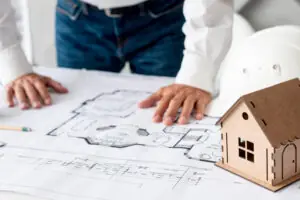 Vivienda sobre plano